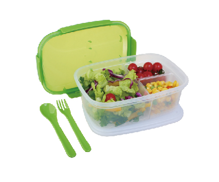 Tupperware Salad on the Go Set. Azure. New!